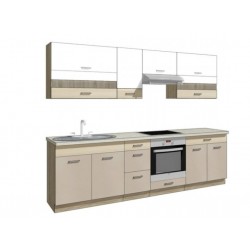 Virtuvės komplektas FD PREMIO C PLUS BASIC 260 be stalviršio Virtuvės komplektas FD PREMIO C PLUS BASIC 260 be stalviršio